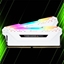 رم کورسیر VENGEANCE RGB PRO 16GB 8GBx2 3200Mhz CL16 WH