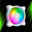 فن کیس کولر مستر MasterFan MF120 Halo White بسته 3 عددی