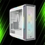 کیس گیمینگ کورسیر iCUE 5000T RGB Tempered Glass White