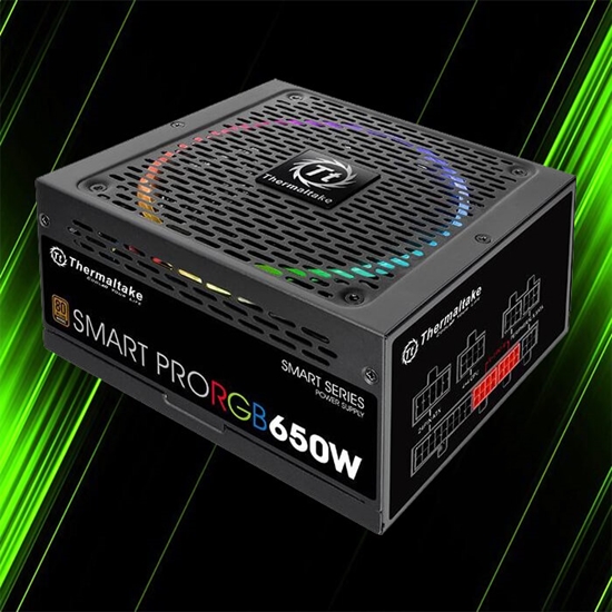 پاور 650 وات ترمالتیک Smart Pro RGB Bronze Full