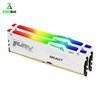 رم کینگستون FURY Beast DDR5 32GB 16GBx2 5200MHz RGB White CL40