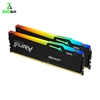 رم کینگستون FURY Beast DDR5 32GB 16GBx2 5600MHz RGB Black CL40