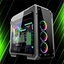 کیس ترمالتیک View 71 Tempered Glass RGB Edition
