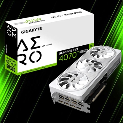 کارت گرافیک گیگابایت RTX 4070 Ti SUPER AERO OC 16G