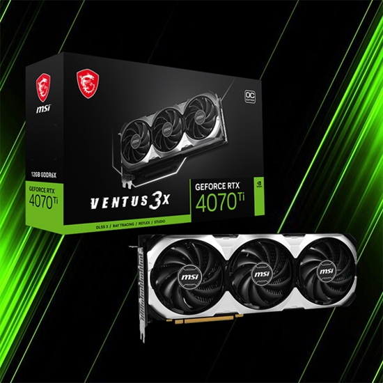 کارت گرافیک ام اس ای RTX 4070 Ti VENTUS 3X 12G OC