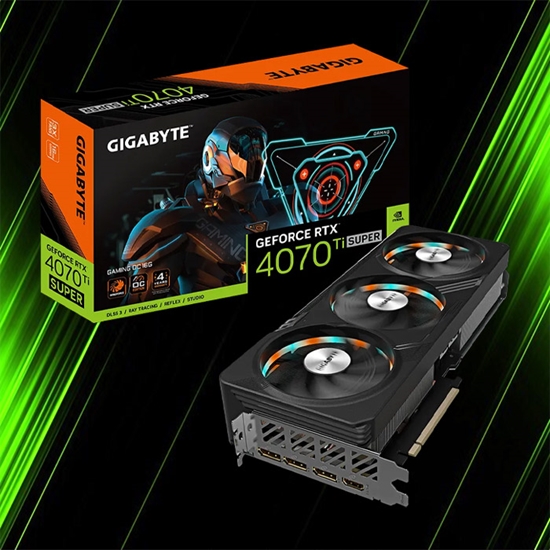 کارت گرافیک گیگابایت RTX 4070 Ti SUPER GAMING OC 16G