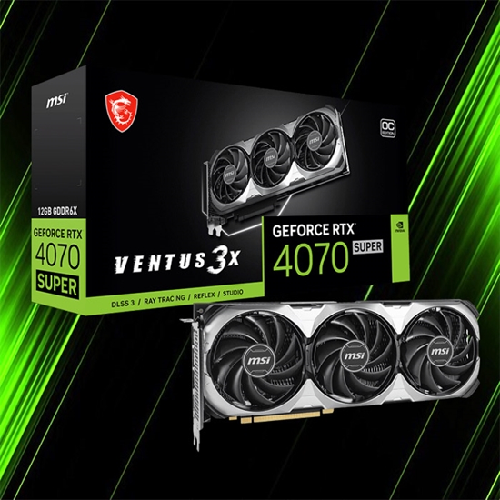 کارت گرافیک ام اس ای RTX 4070 SUPER 12G VENTUS 3X OC