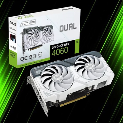 کارت گرافیک ایسوس Dual RTX 4060 OC Edition 8GB White