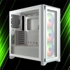 کیس گیمینگ کورسیر iCUE 4000X RGB WHITE