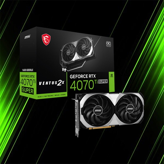 کارت گرافیک ام اس ای RTX 4070 Ti SUPER 16G VENTUS 2X OC