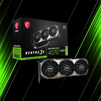 کارت گرافیک ام اس ای RTX 4070 Ti SUPER 16G VENTUS 3X OC