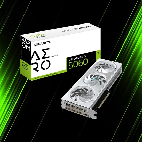 کارت گرافیک گیگابایت RTX 5060 AERO OC 8GB