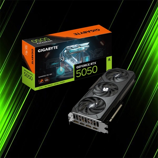 کارت گرافیک گیگابایت RTX 5050 GAMING OC 8GB