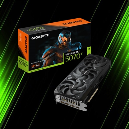 کارت گرافیک گیگابایت RTX 5070 Ti WINDFORCE OC SFF 16G