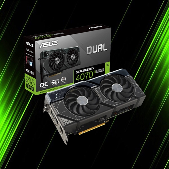 کارت گرافیک ایسوس Dual GeForce RTX 4070 Ti SUPER 16GB GDDR6X OC Edition