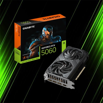 کارت گرافیک گیگابایت RTX 5060 WINDFORCE MAX OC 8G