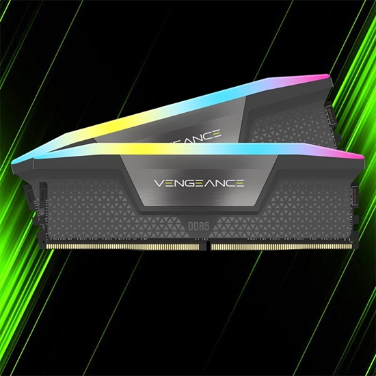رم کورسیر VENGEANCE RGB 64GB 32GBx2 6000MHz CL40 AMD EXPO