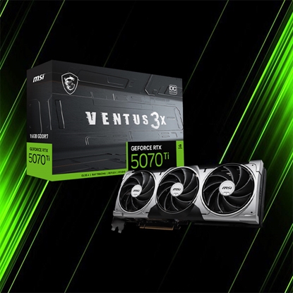 کارت گرافیک ام اس ای RTX 5070 Ti 16GB VENTUS 3X OC