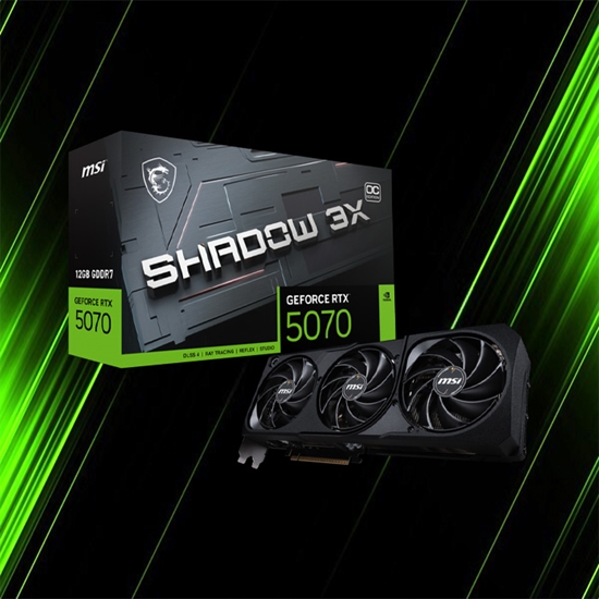 کارت گرافیک ام اس ای RTX 5070 12G SHADOW 3X OC