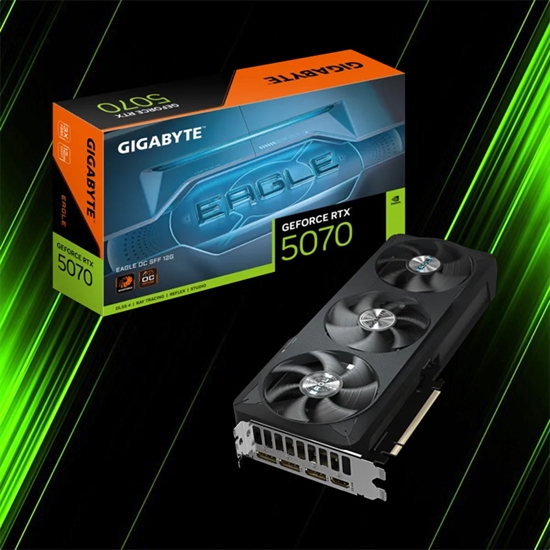 کارت گرافیک گیگابایت RTX 5070 EAGLE OC SFF 12G